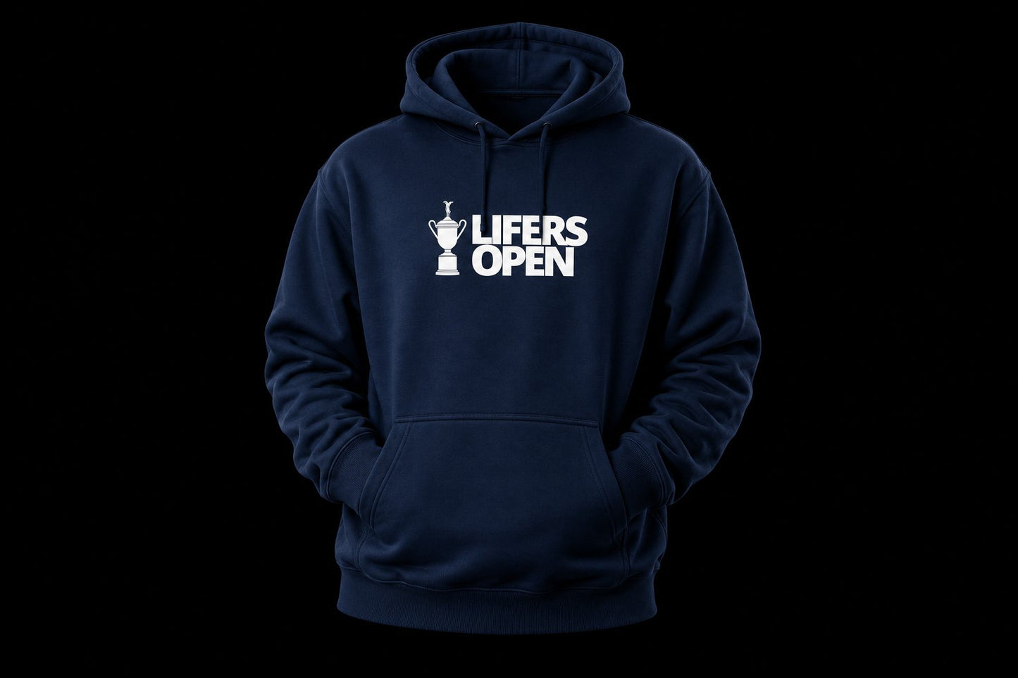 Lifers Open Hoodie Dark Navy