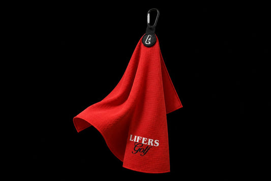 Red Lifers Golf Towel